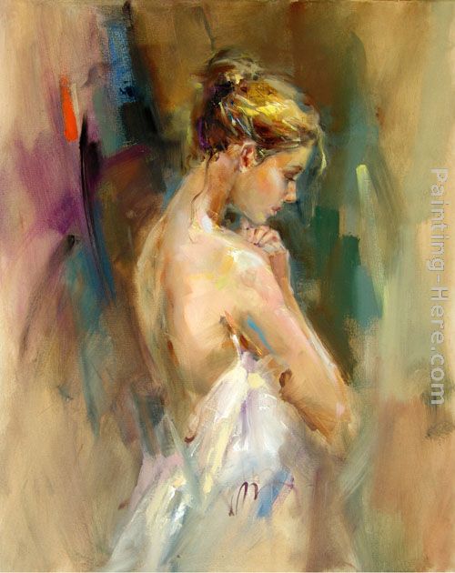 Silent Prayer painting - Anna Razumovskaya Silent Prayer art painting